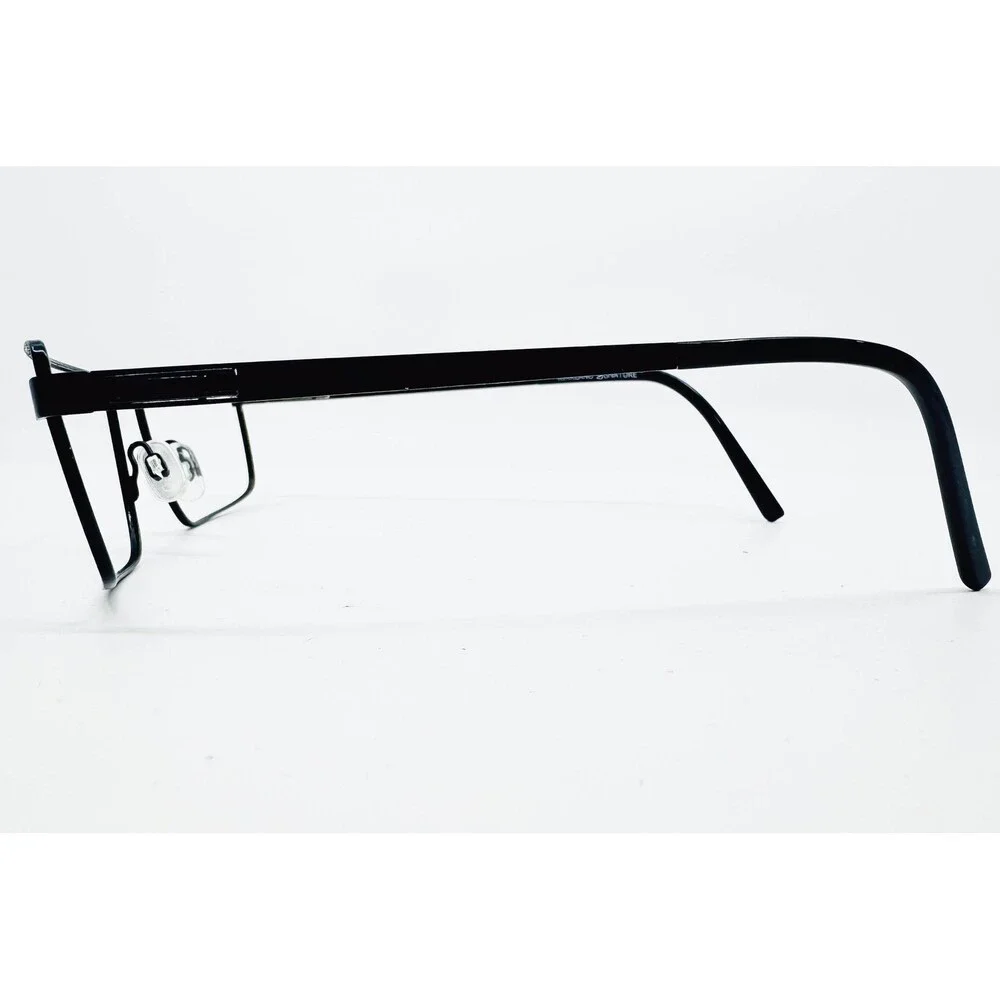 Kirkland Signature Eyeglass Frames Mens Black Vulture Rectangle 58-18-150